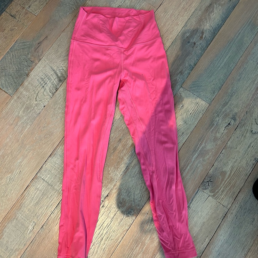 Lululemon Guava Pink Align Size 6 25”